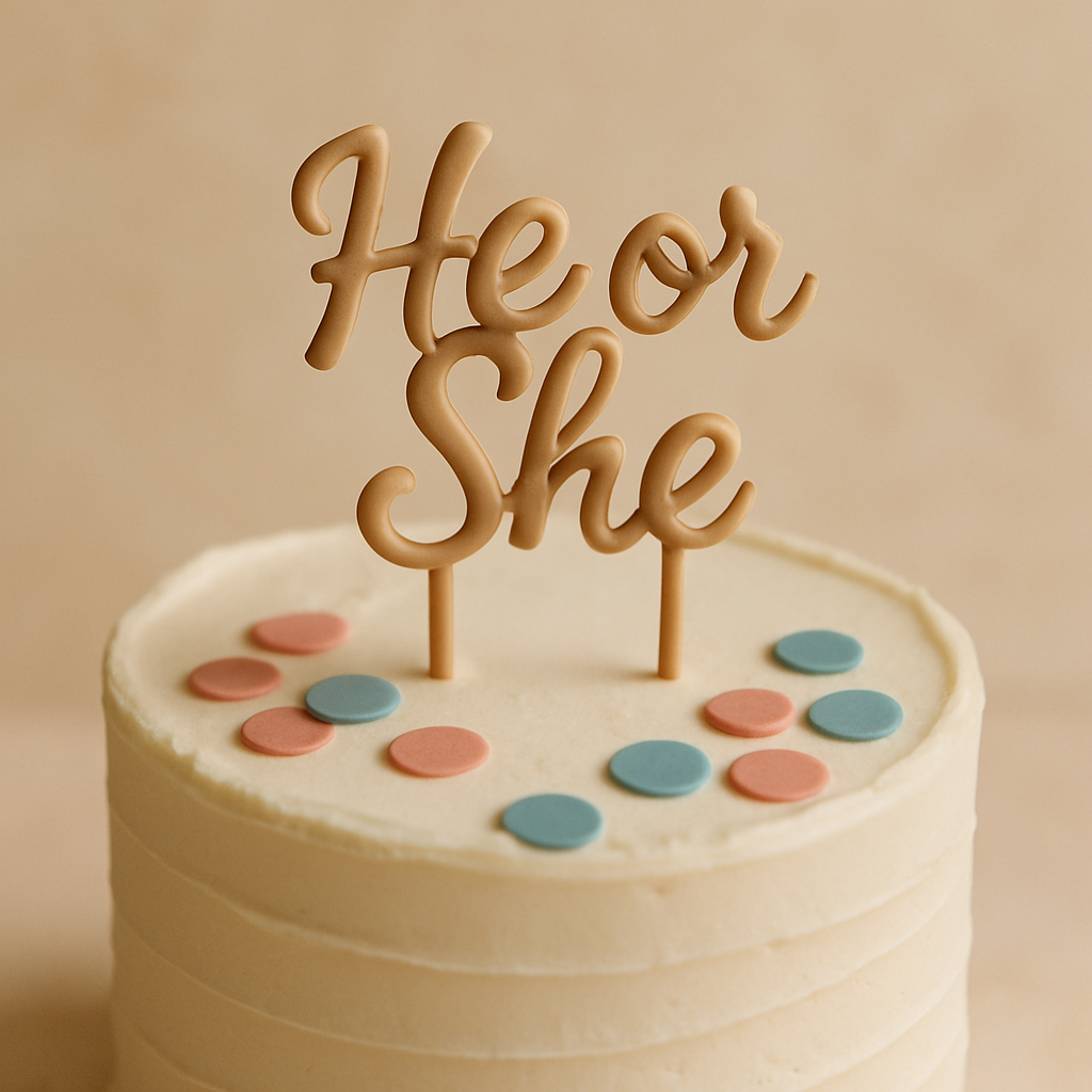 Gender Reveal Cake Toppers: Ideas for Boy or Girl Announcements