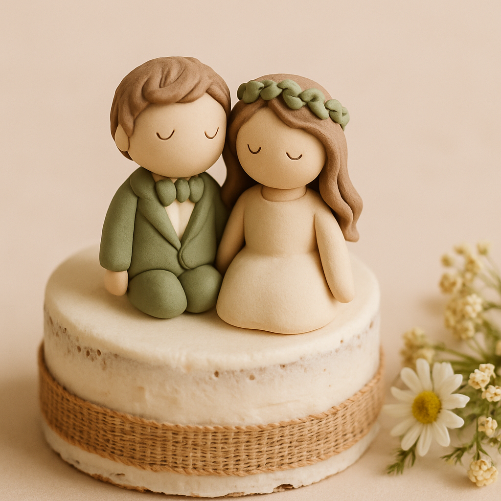 Rustic Wedding Cake Topper Ideas for a Countryside Celebration