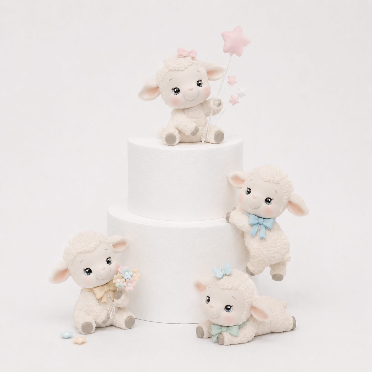 Starlight Lamb Family Topper