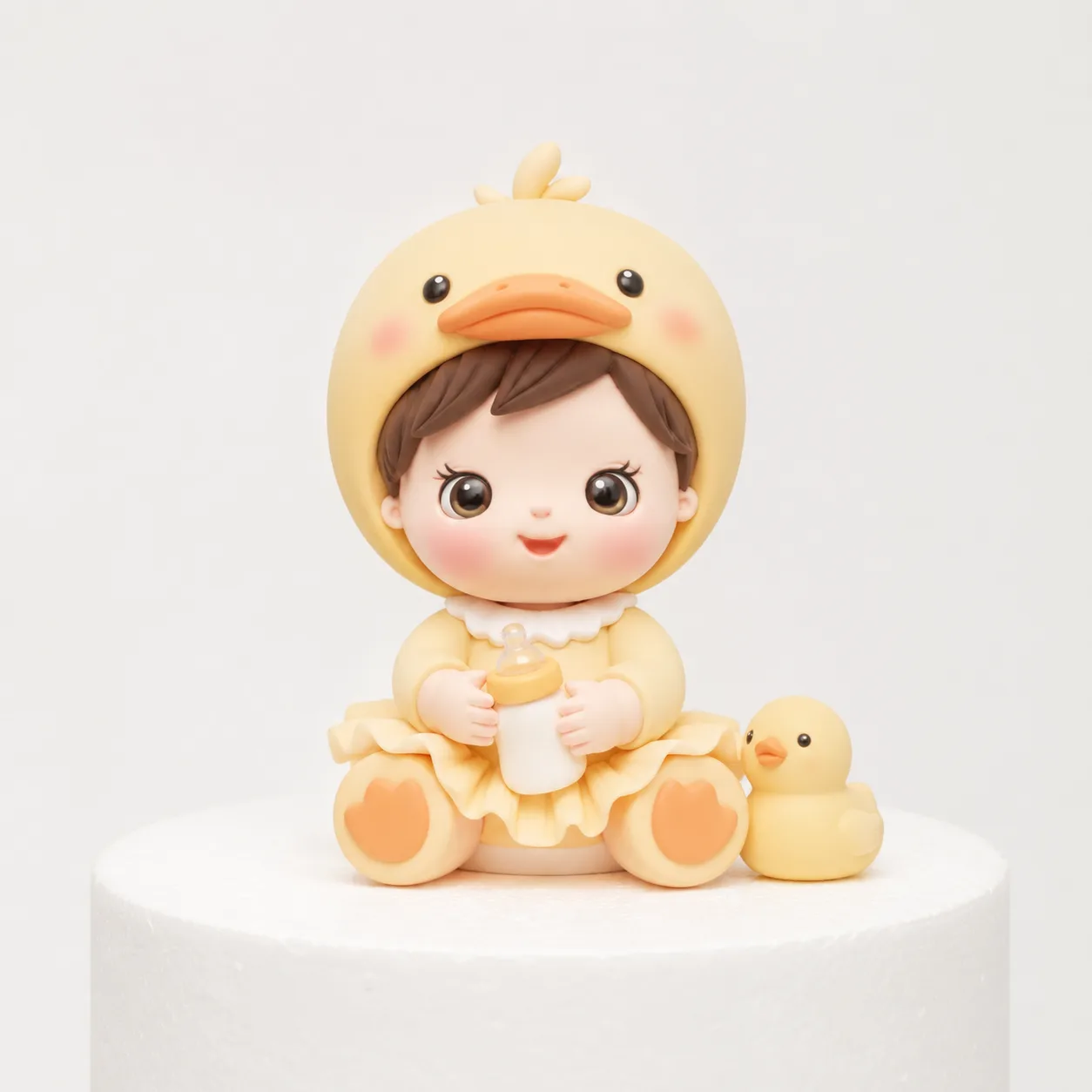 Baby Duckling With Bottle