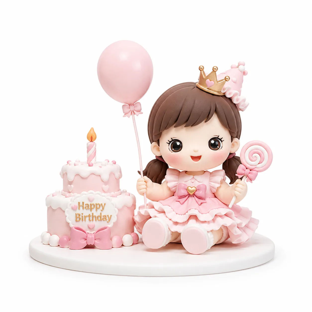 Pink Princess Birthday Girl