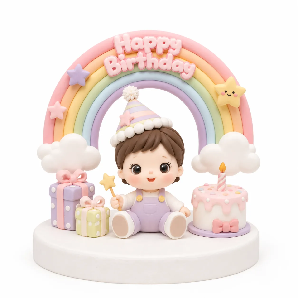 Rainbow Arch Birthday Boy