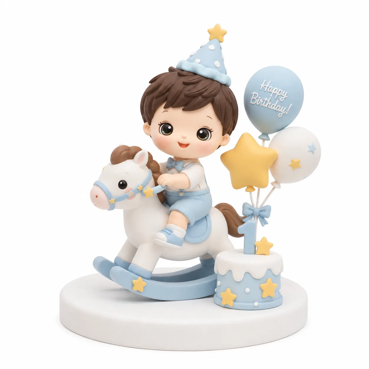 Rocking Horse First Birthday Boy