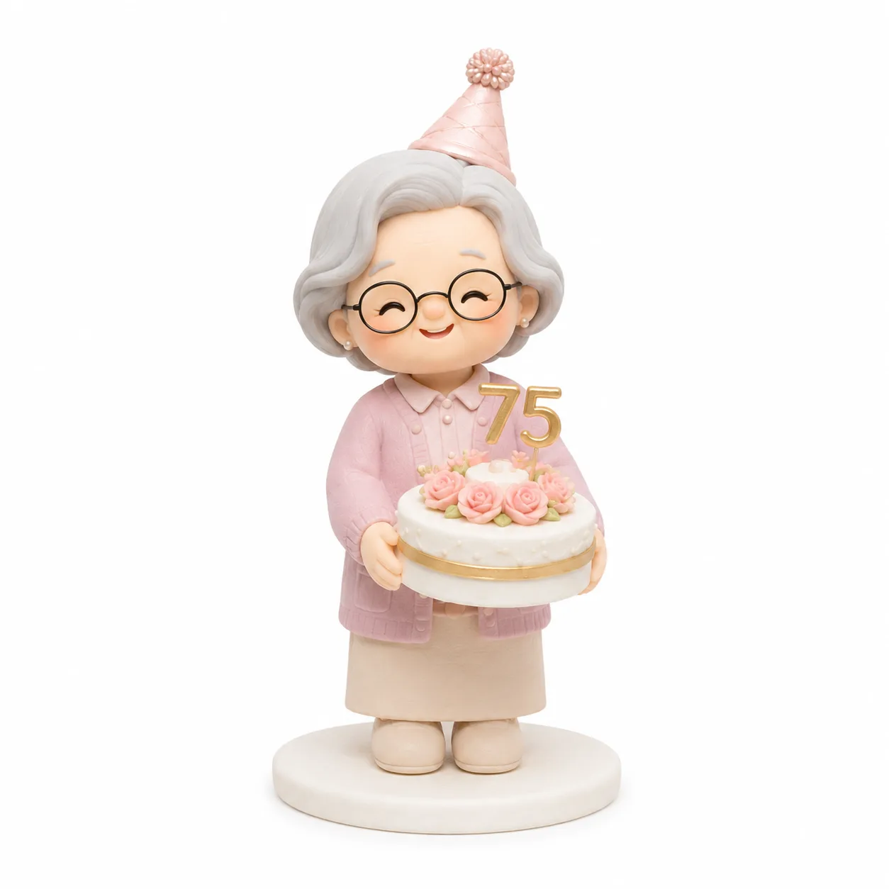 75th Birthday Grandma Cake Topper