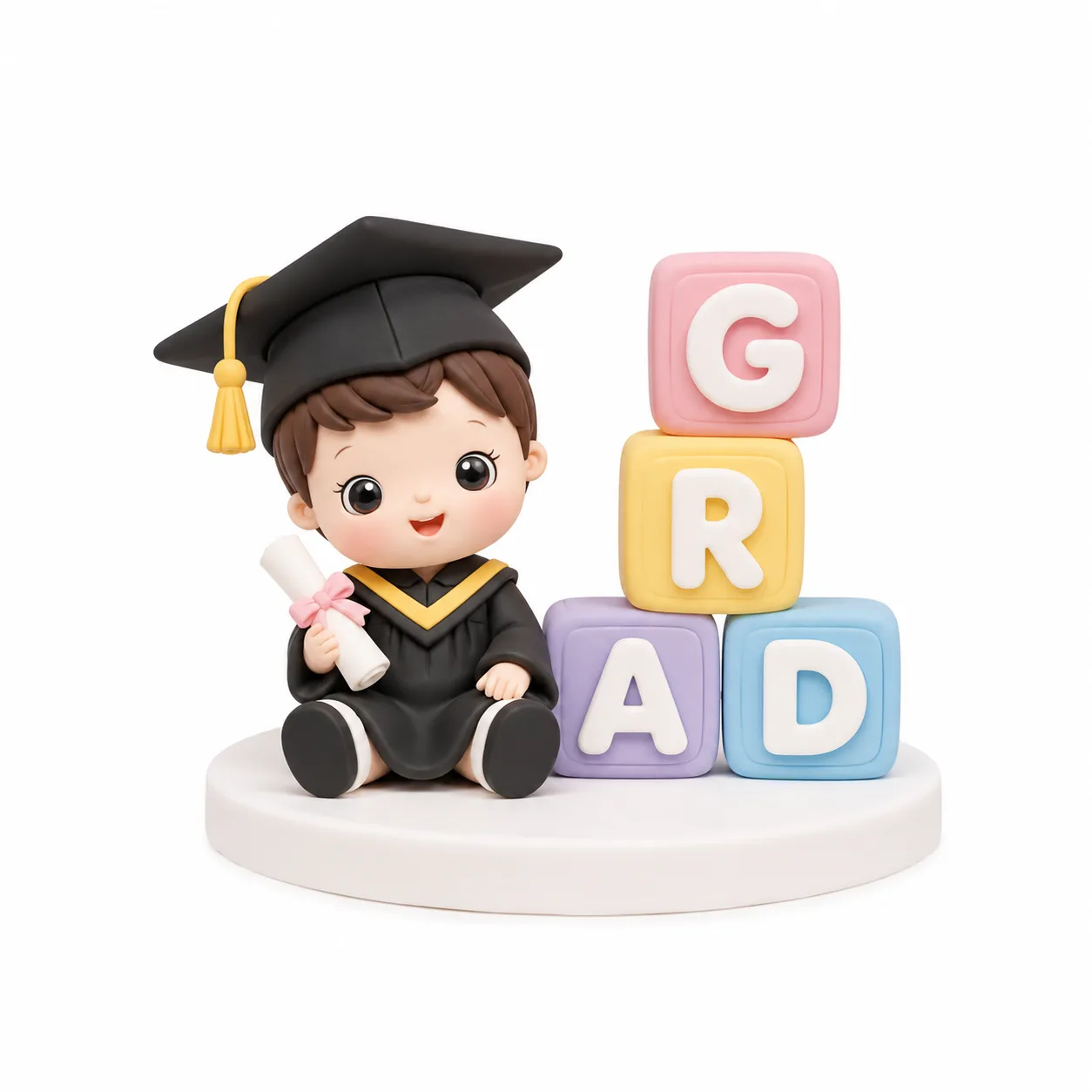 Grad Blocks Baby Graduate Topper