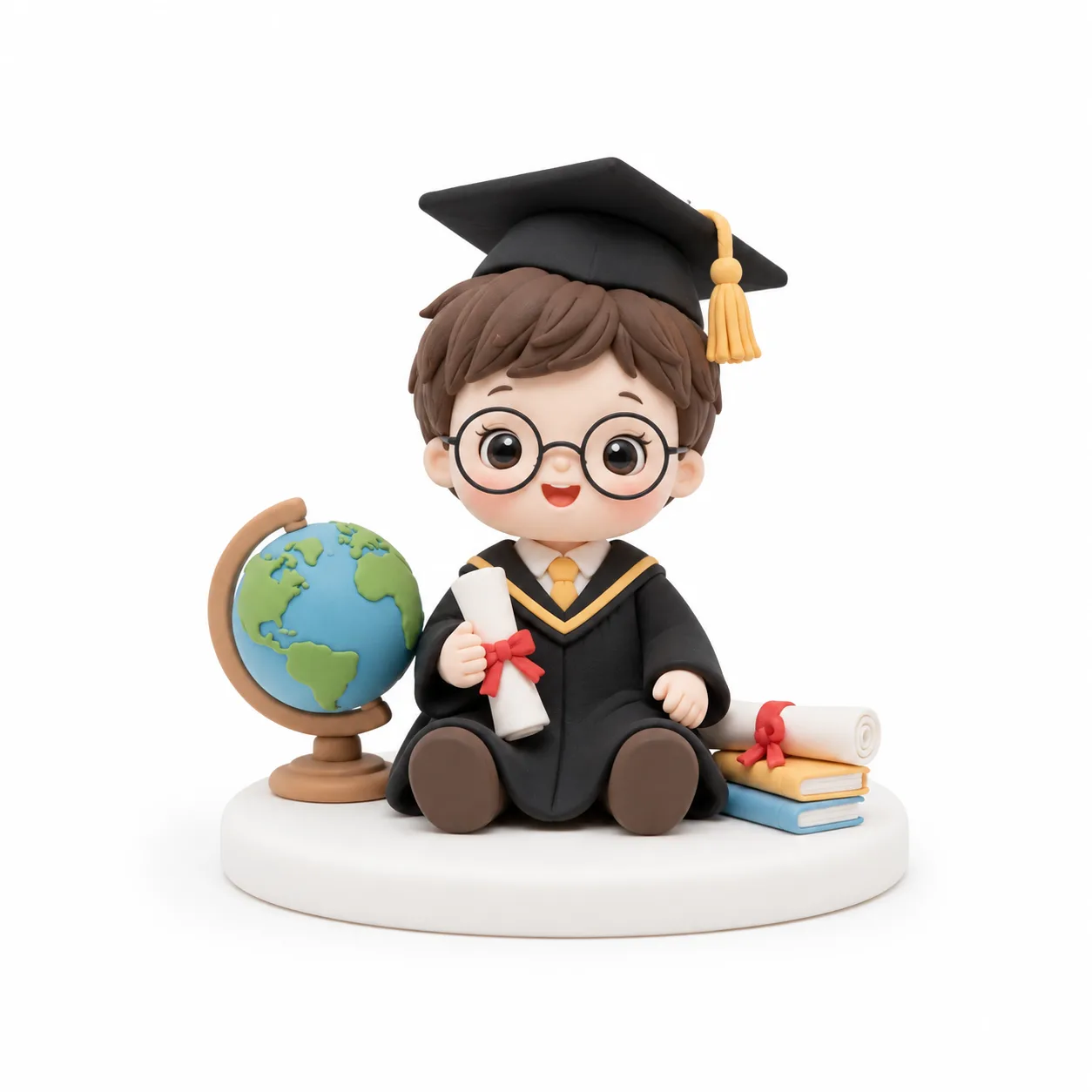 Scholar Globe Diploma Boy Topper