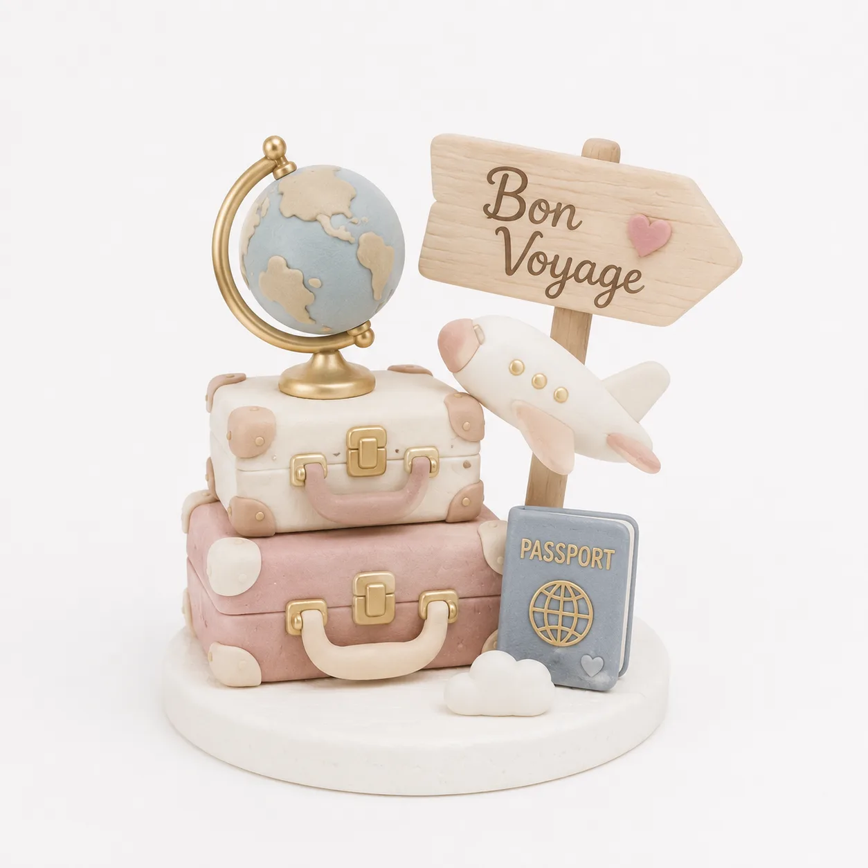 Bon Voyage Suitcase Stack Topper