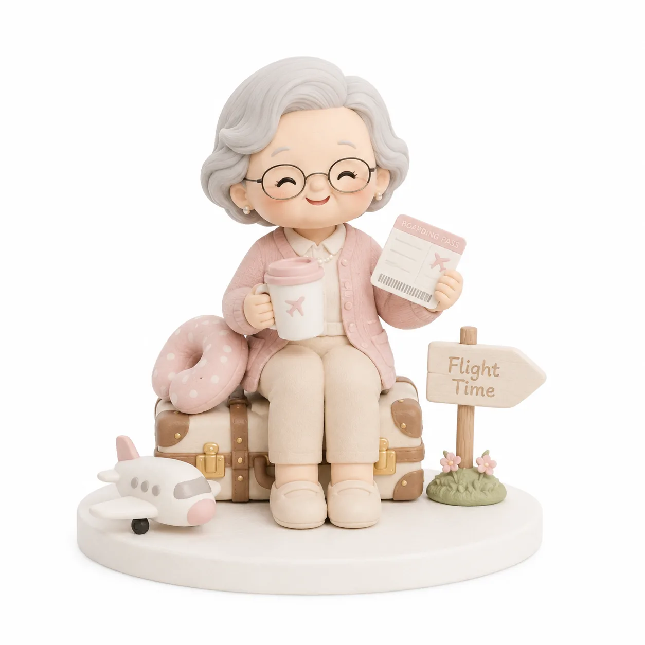 Grandma's Flight Time Topper