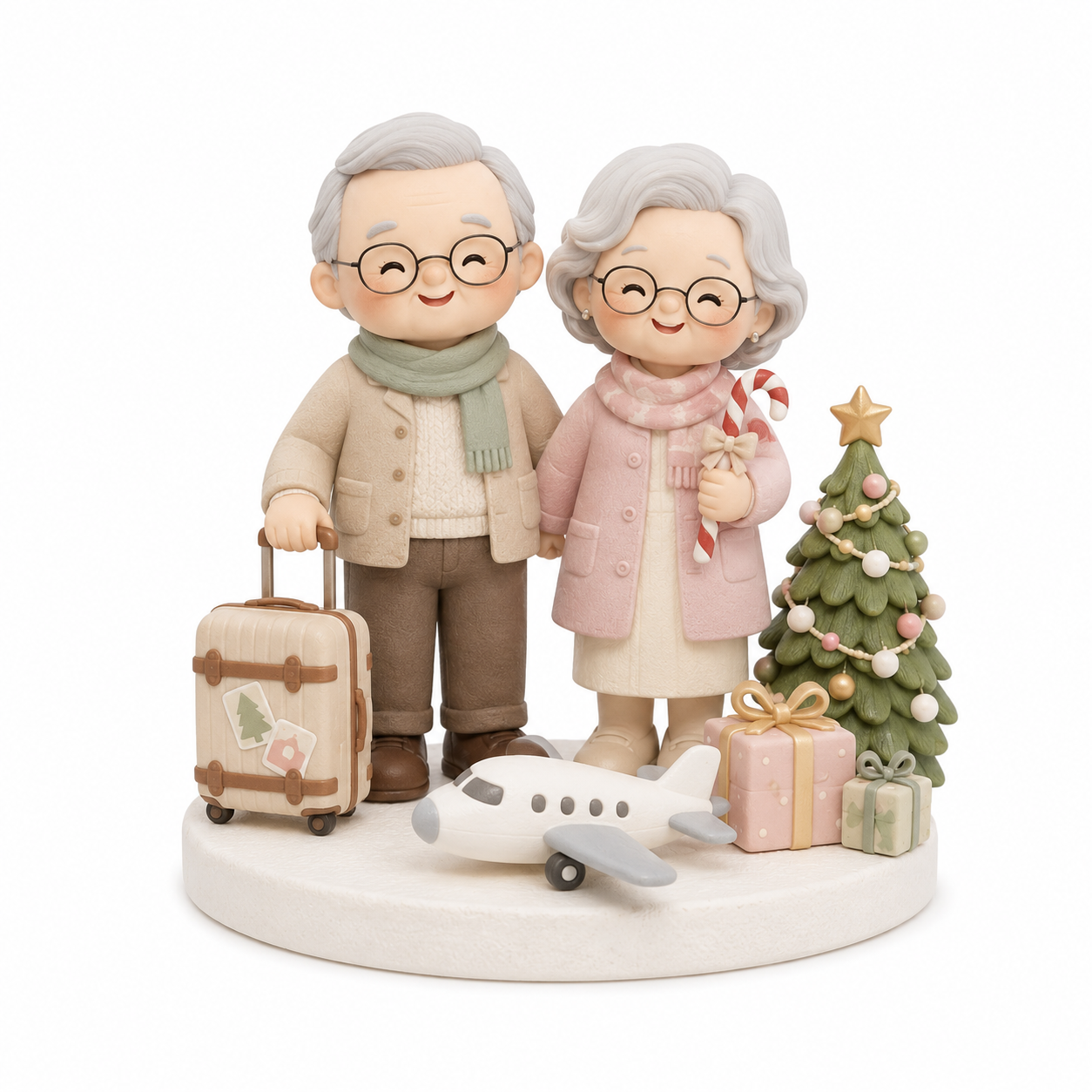 Grandparents' Christmas Travel Topper