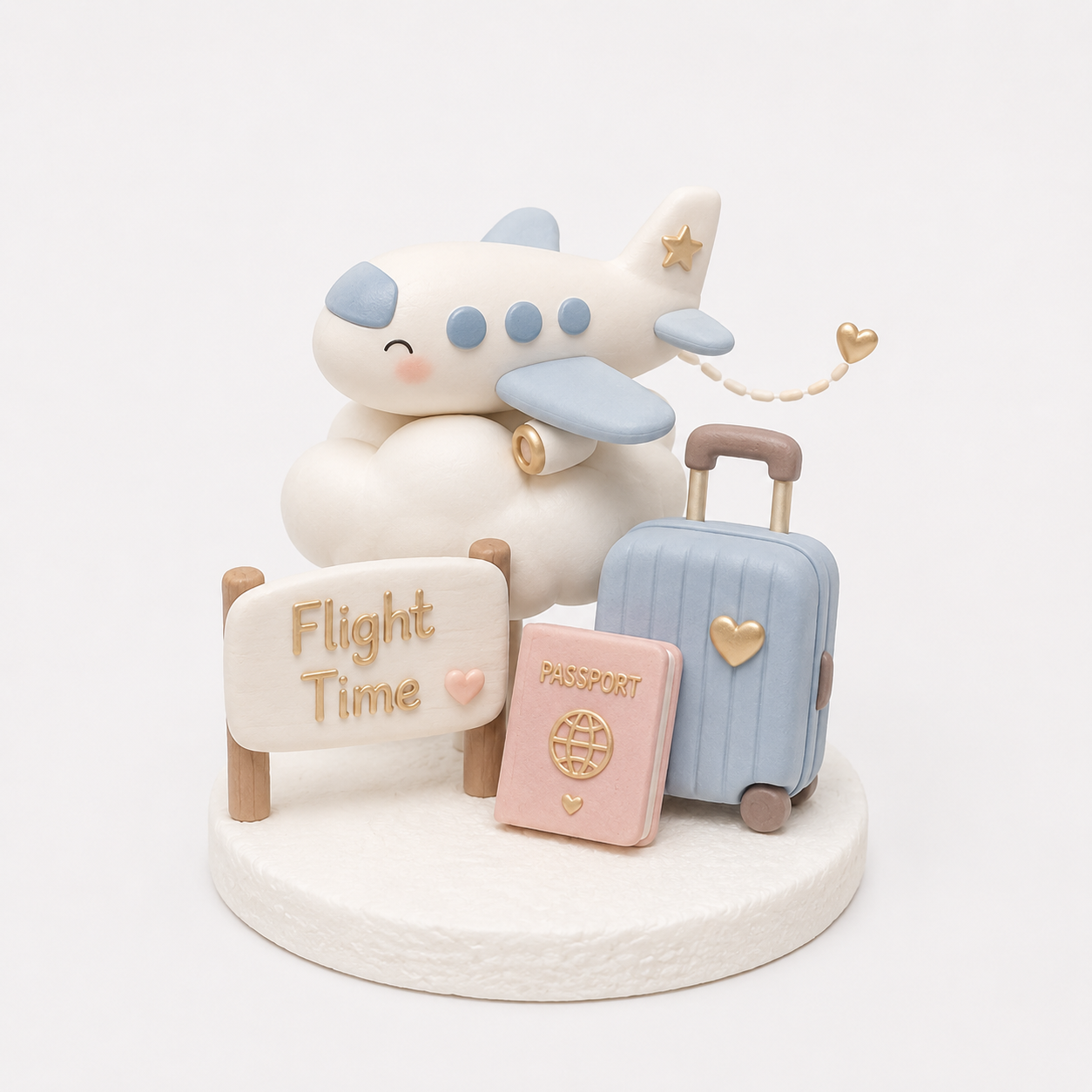 Sleepy Cloud Airplane Topper