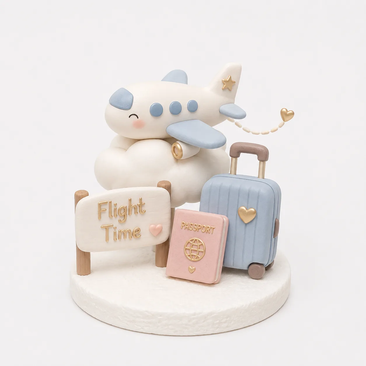 Sleepy Cloud Airplane Topper