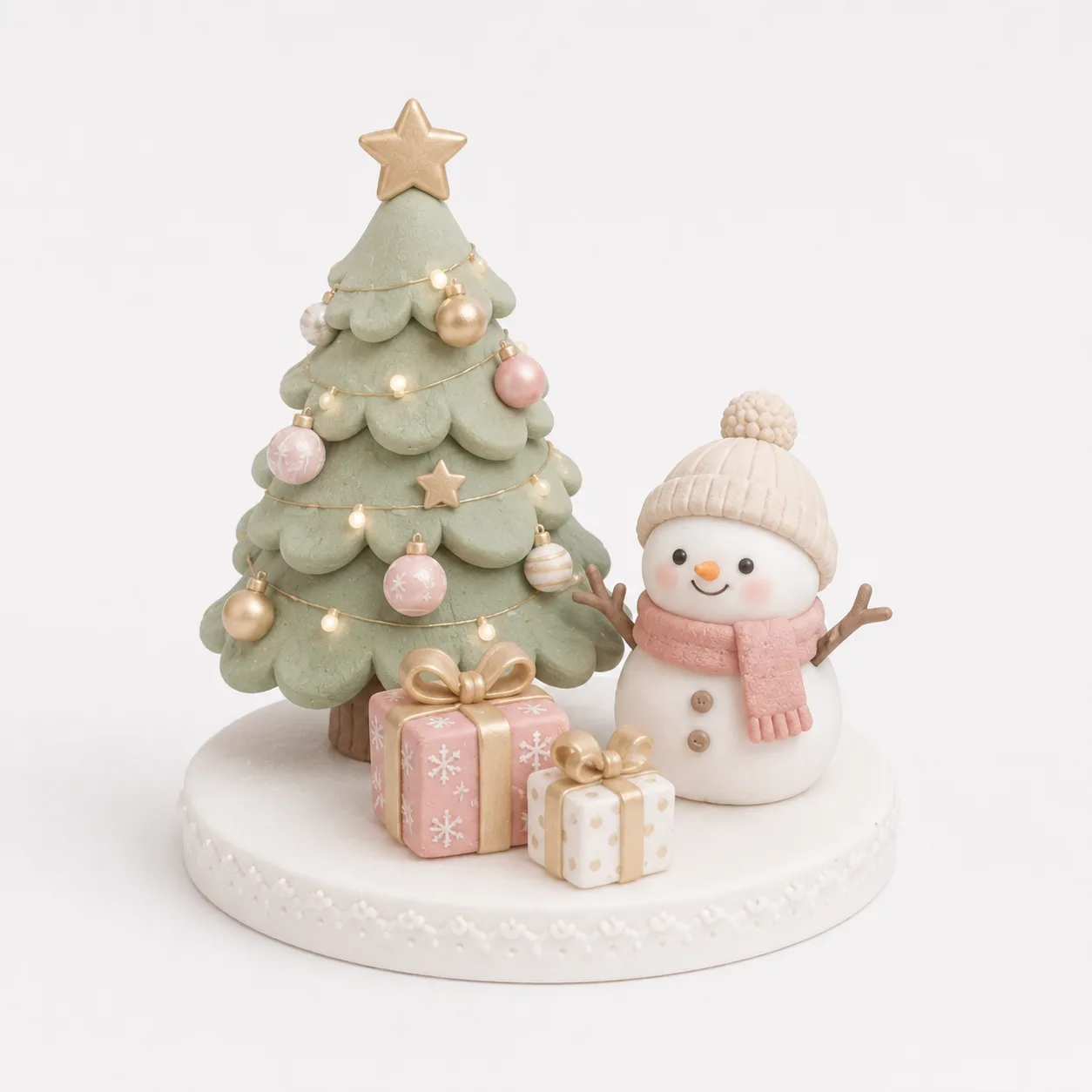 Snowman & Christmas Tree Topper