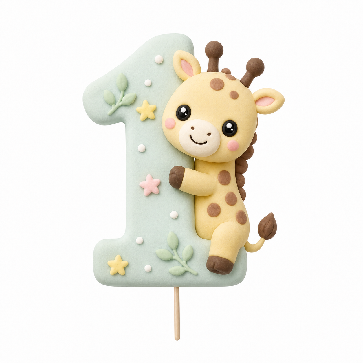 Giraffe Number 1 Topper