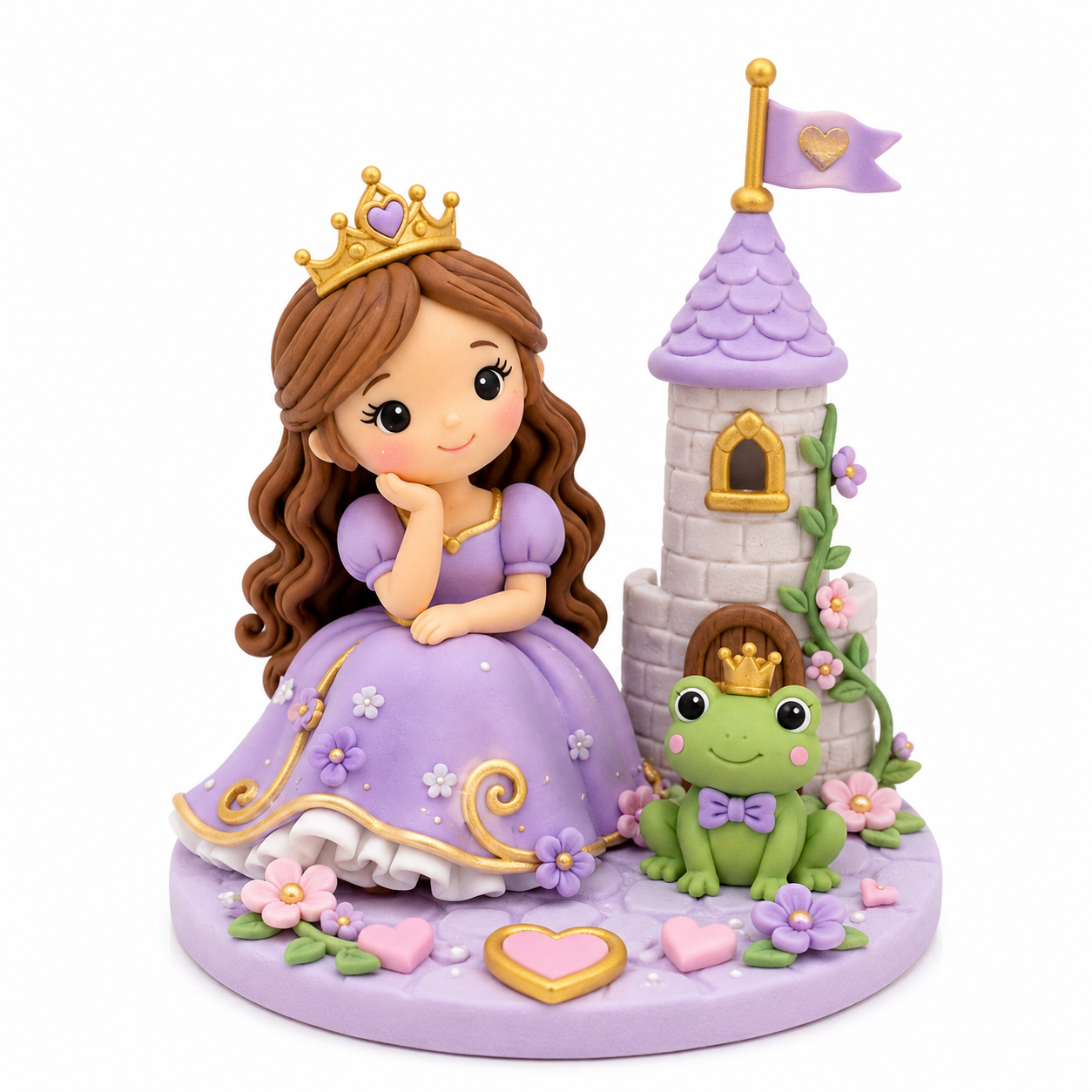 Princess And Frog Prince Topper