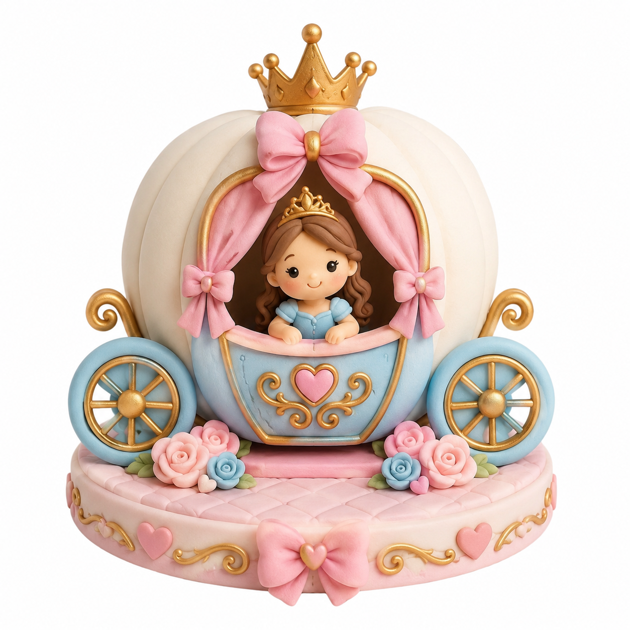 Cinderella Pumpkin Carriage Topper
