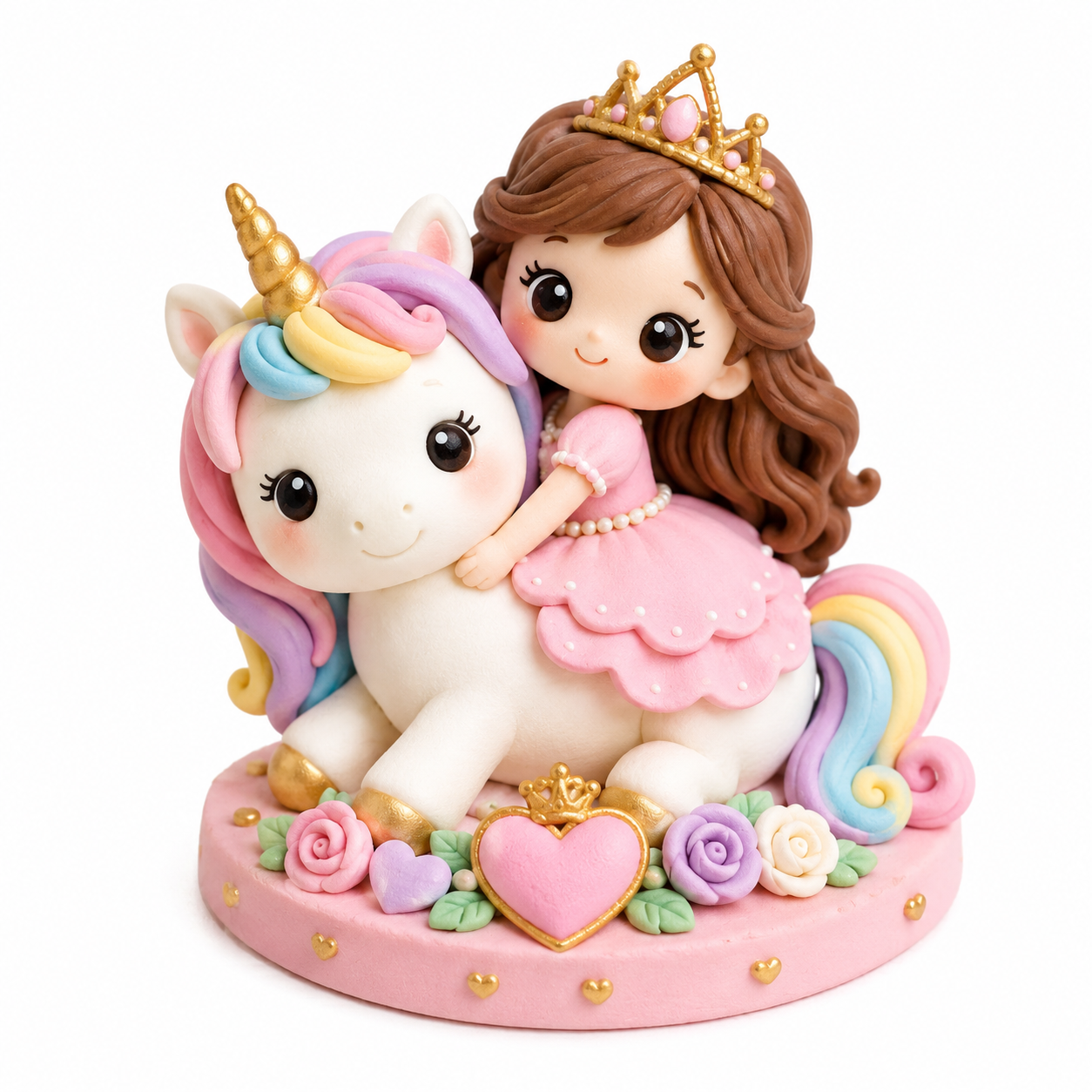 Unicorn Ride Princess Topper