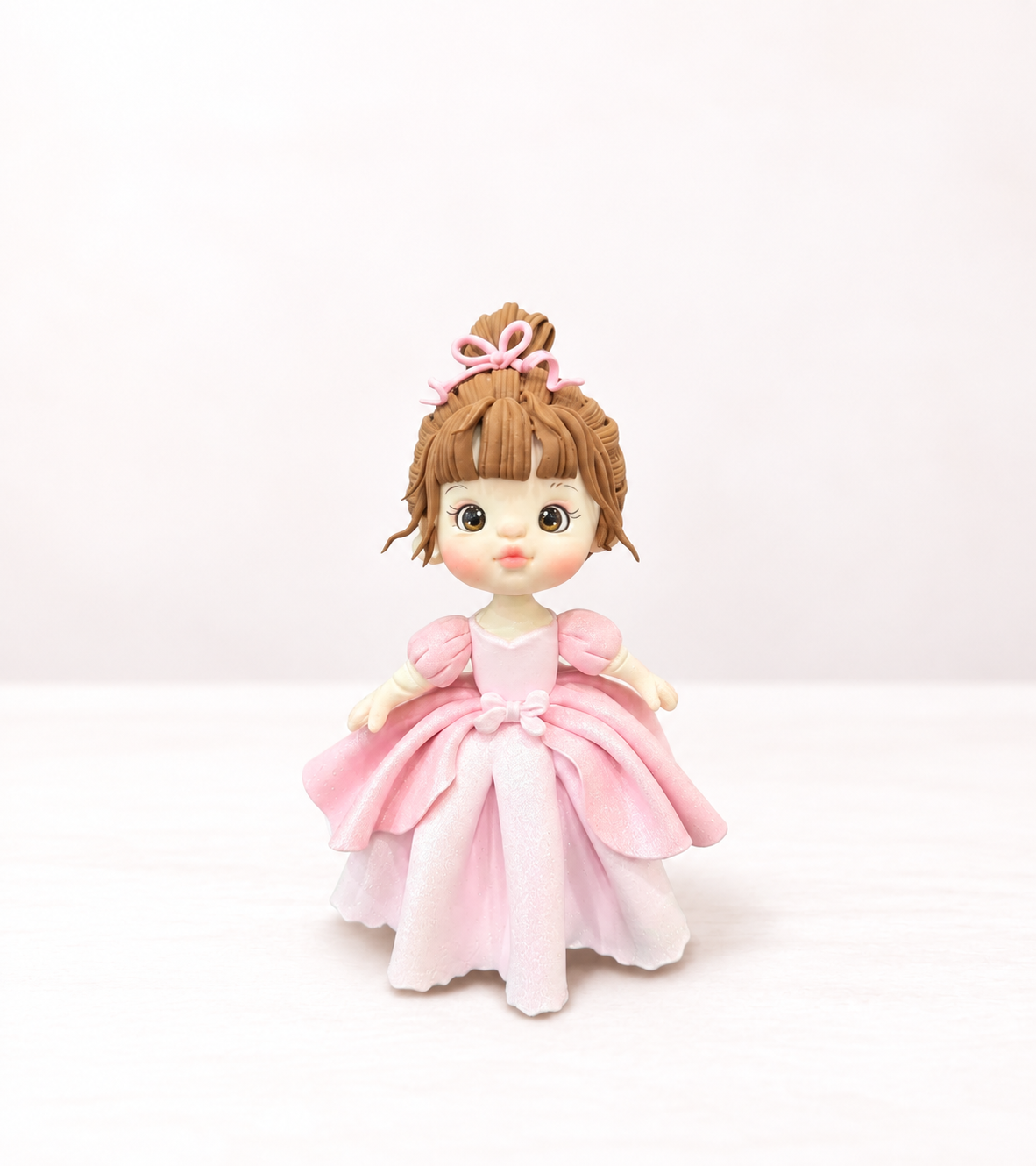 Princess Figurine Handmade Clay Cake Topper