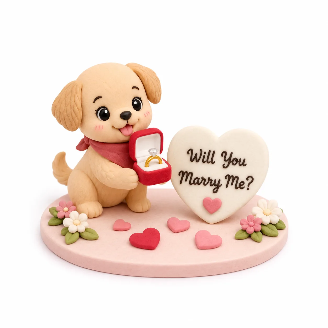 Puppy Ring Bearer Topper