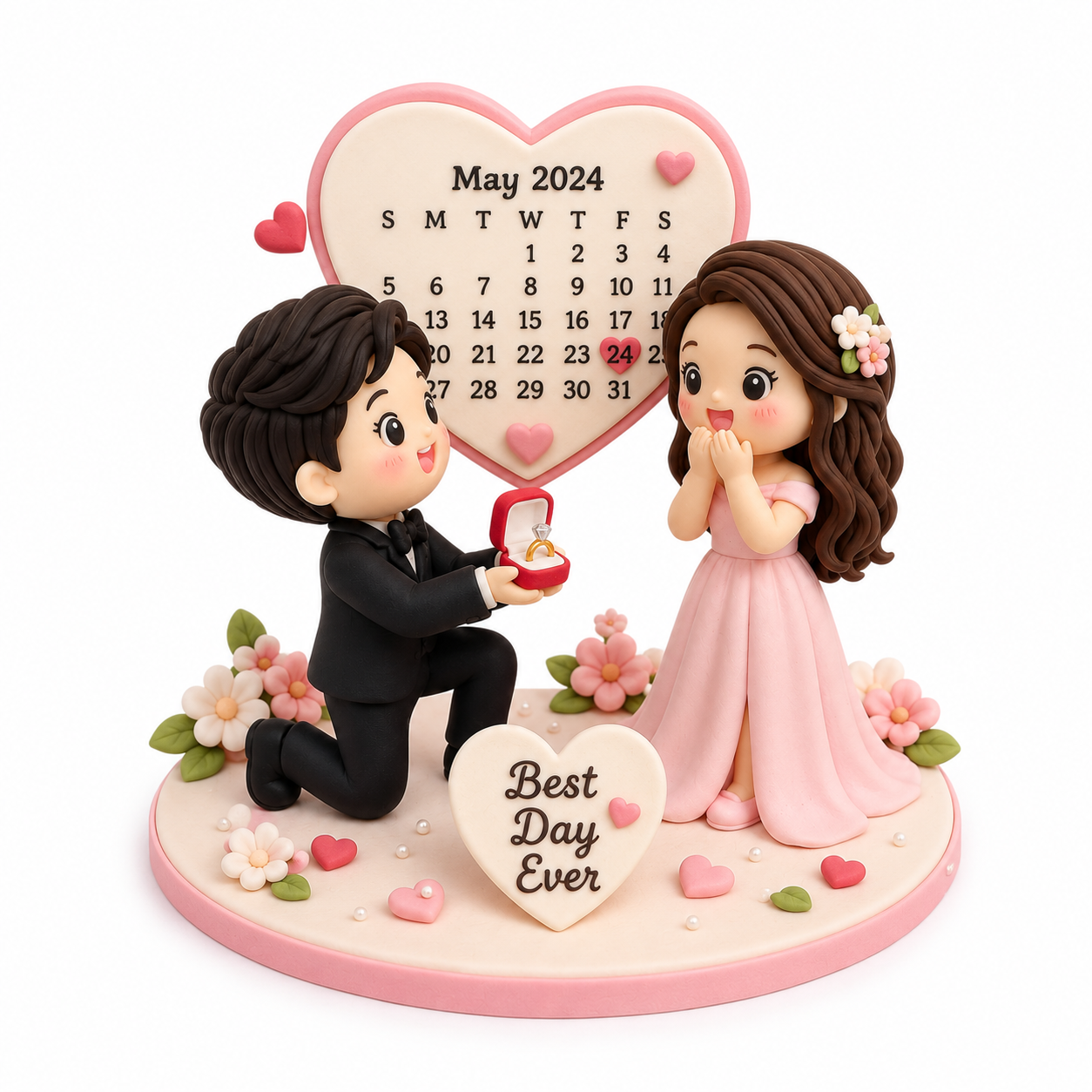 Save The Date Proposal Topper