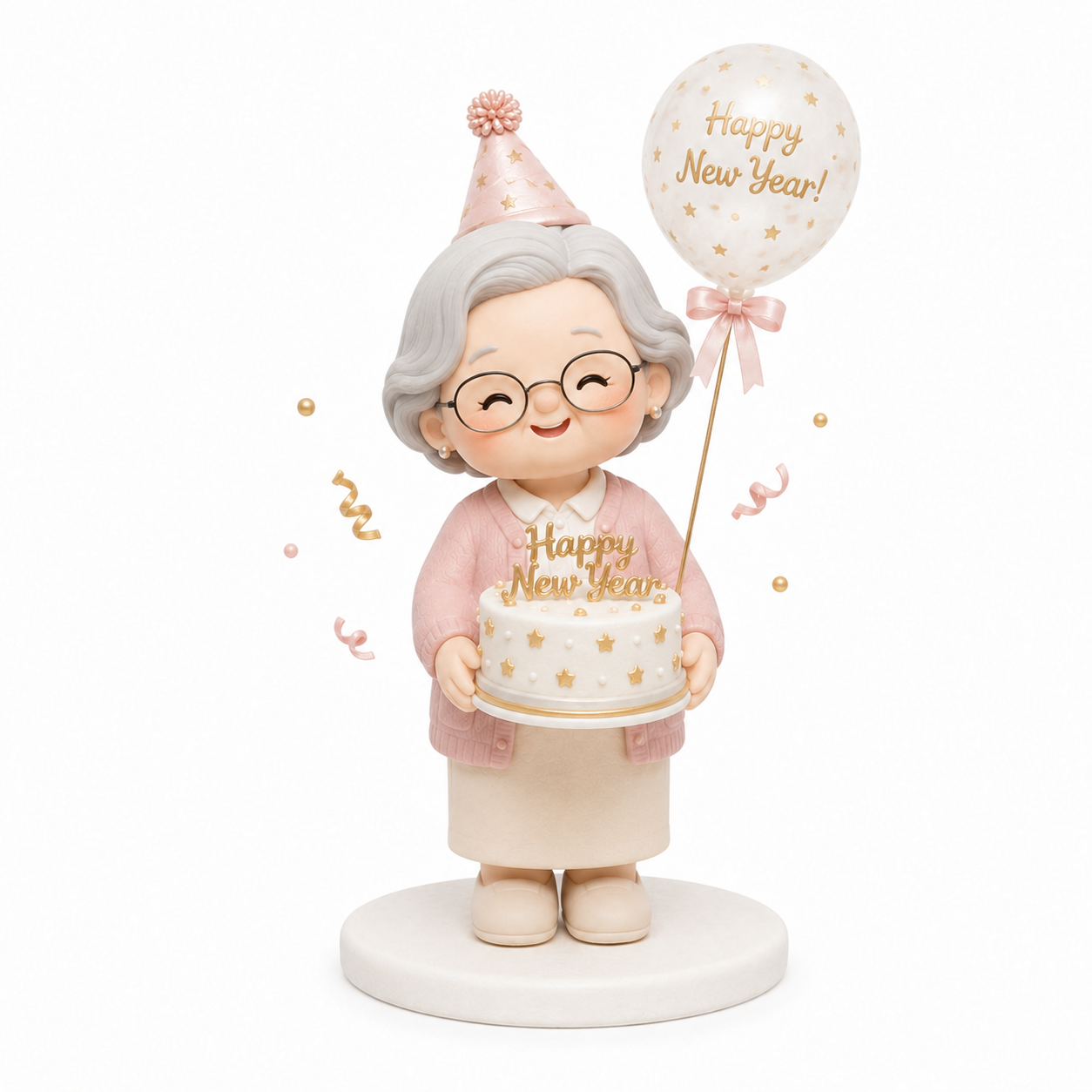 Grandma's Happy New Year Topper