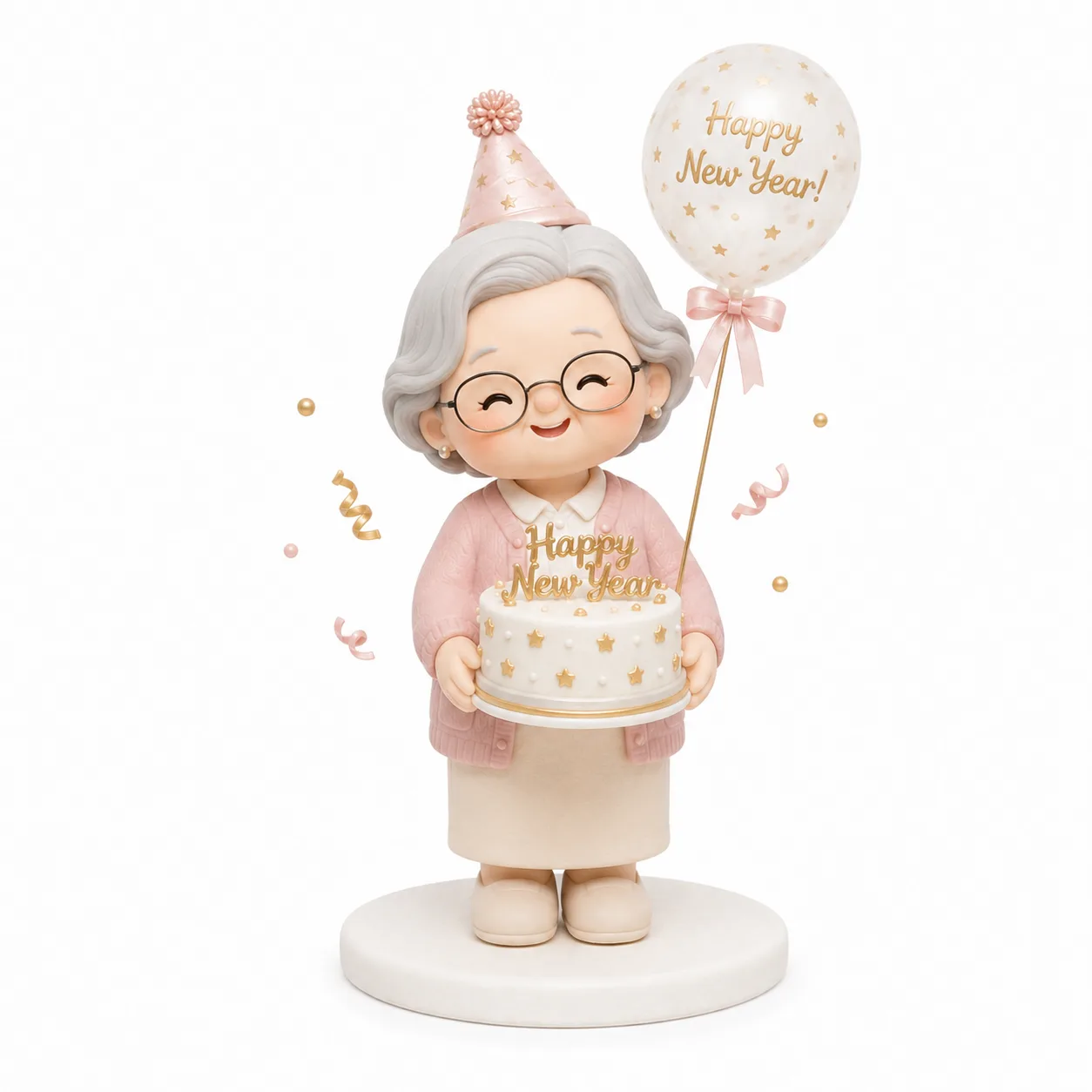 Grandma's Happy New Year Topper