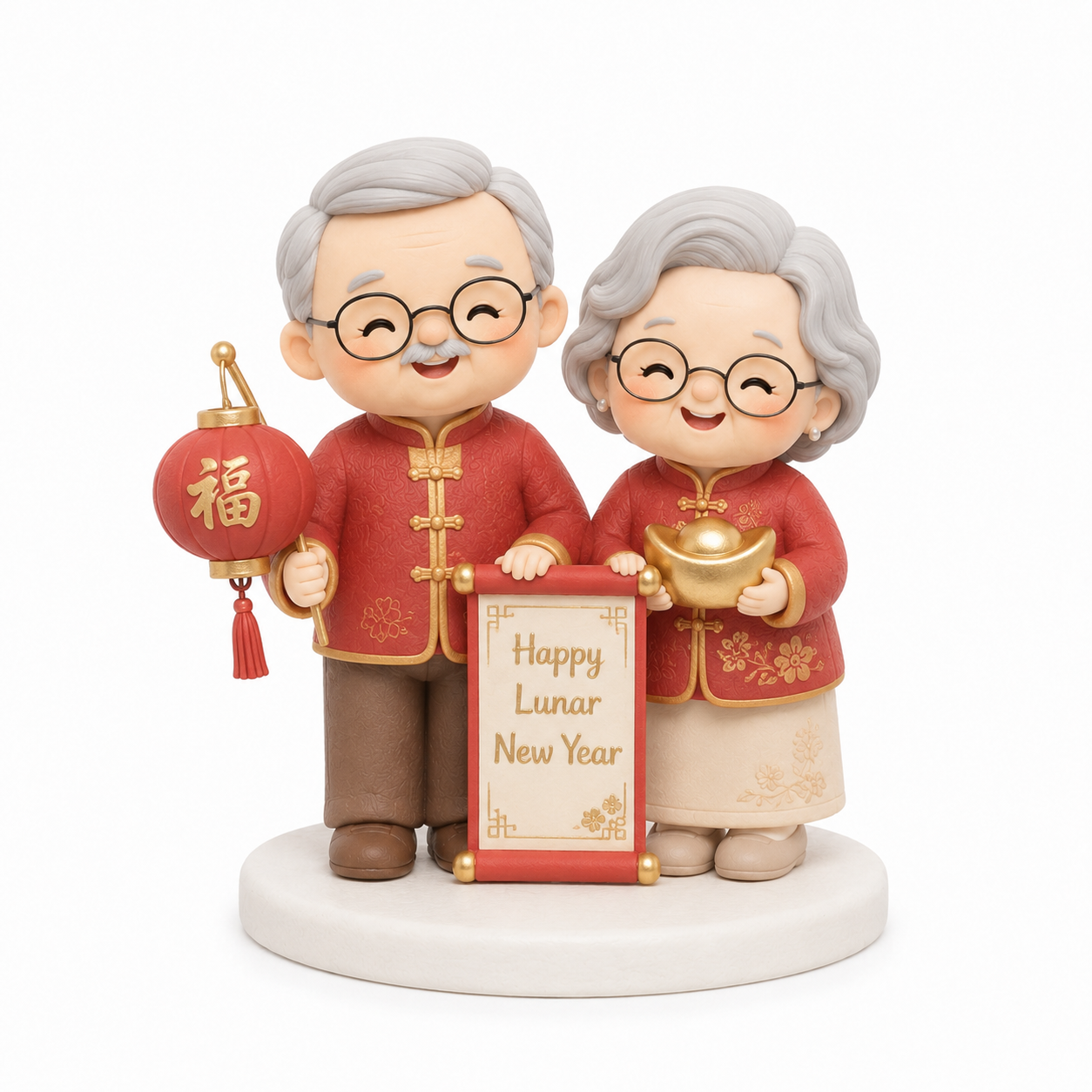 Lunar New Year Grandparents Topper