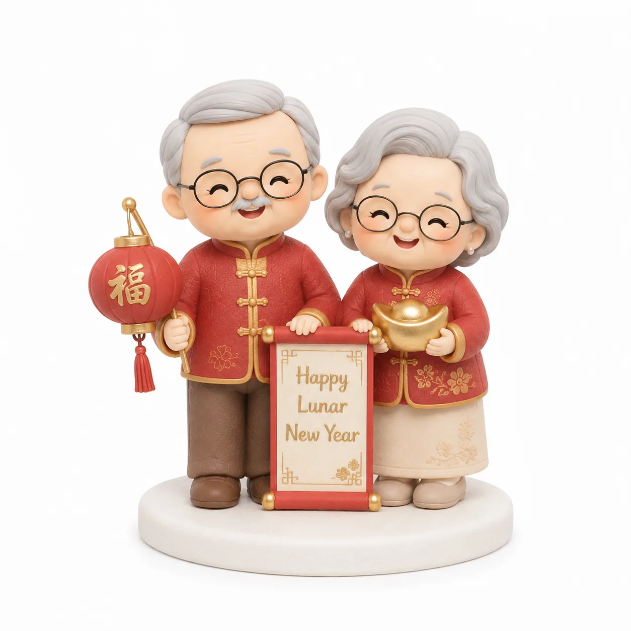 Lunar New Year Grandparents Topper