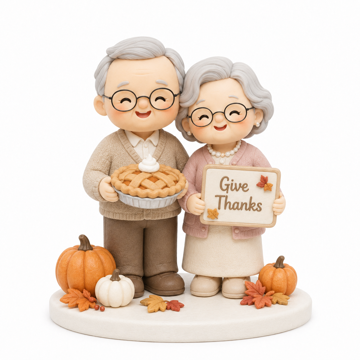 Give Thanks Grandparents Topper