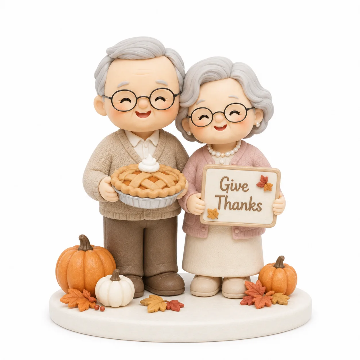 Give Thanks Grandparents Topper